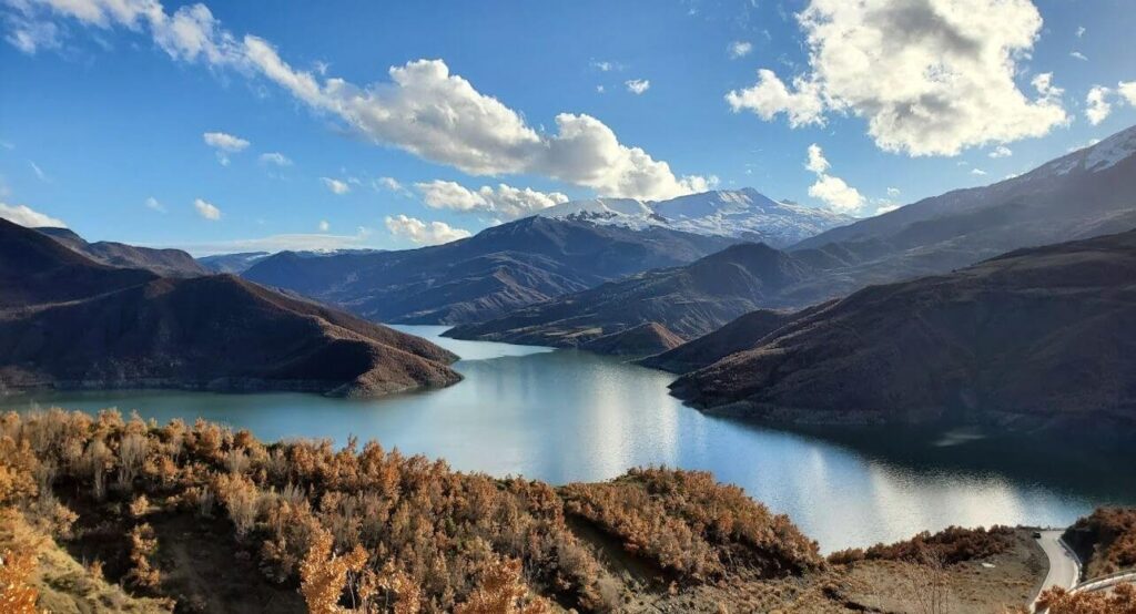 Devoll River Albania (Lumi i Devollit) flowing through scenic valleys in Korçë County, showcasing crystal waters, rural landscapes, and off-the-beaten-path nature